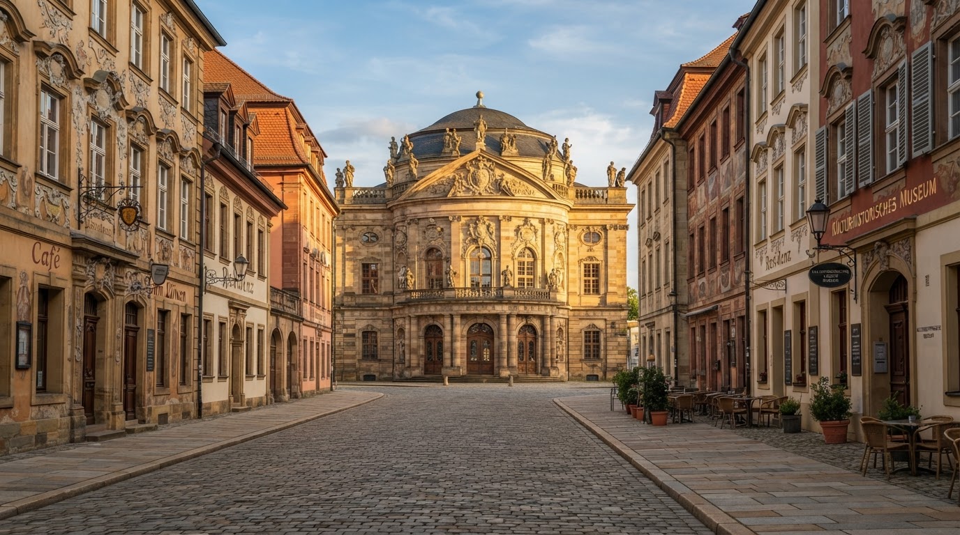Historisches Zentrum von Bayreuth mit barocker Architektur – Region für persönliche KI-Beratung durch KiiT