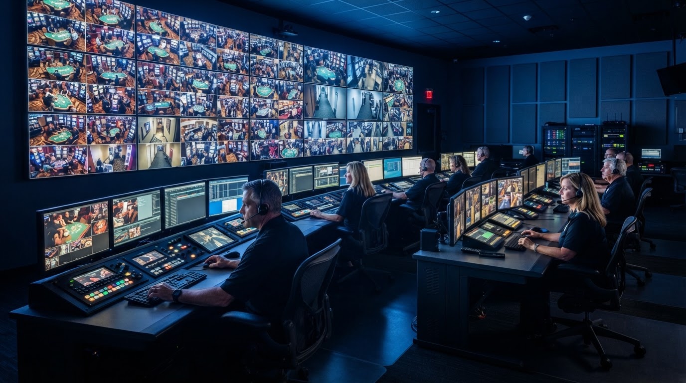 Synectics Automated Camera Verification Control Room
