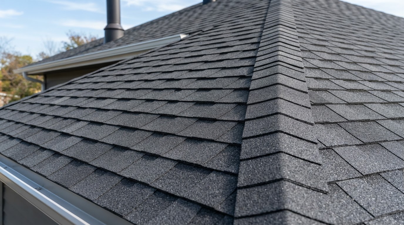 Finished residential roof with new architectural shingles in Southaven, MS — Rockford Roofing