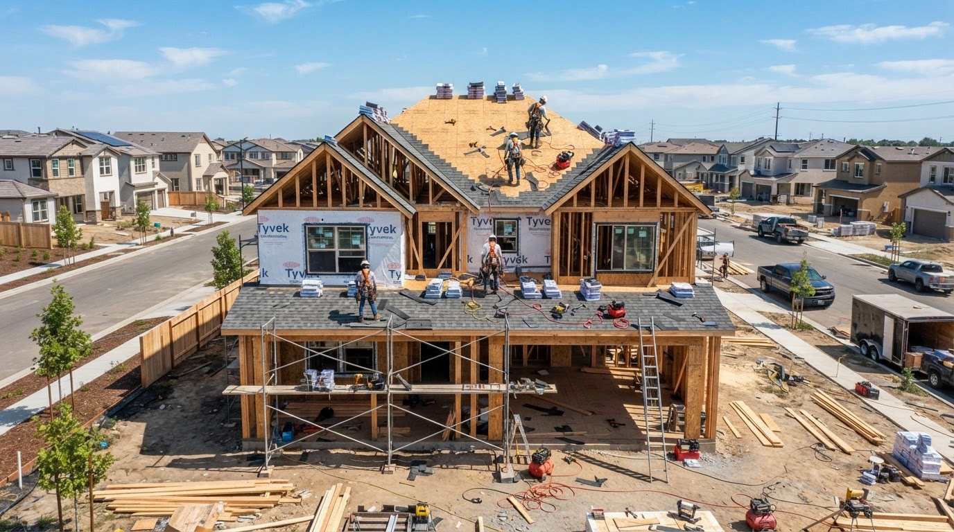 New Construction Roofing — Rockford Roofing