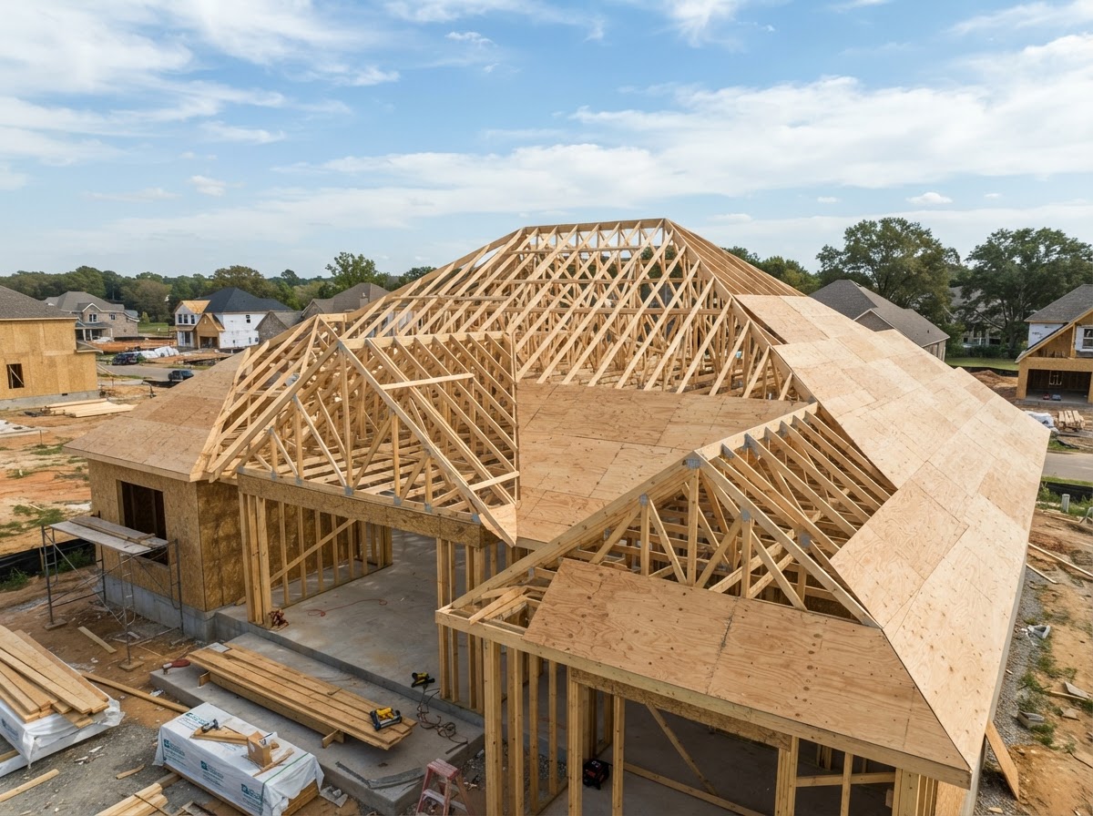 New Construction Roofing — Rockford Roofing