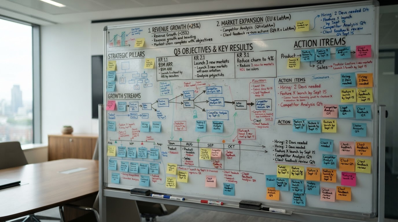 Strategic Planning That Actually Aligns a Leadership Team: The OKR Discipline