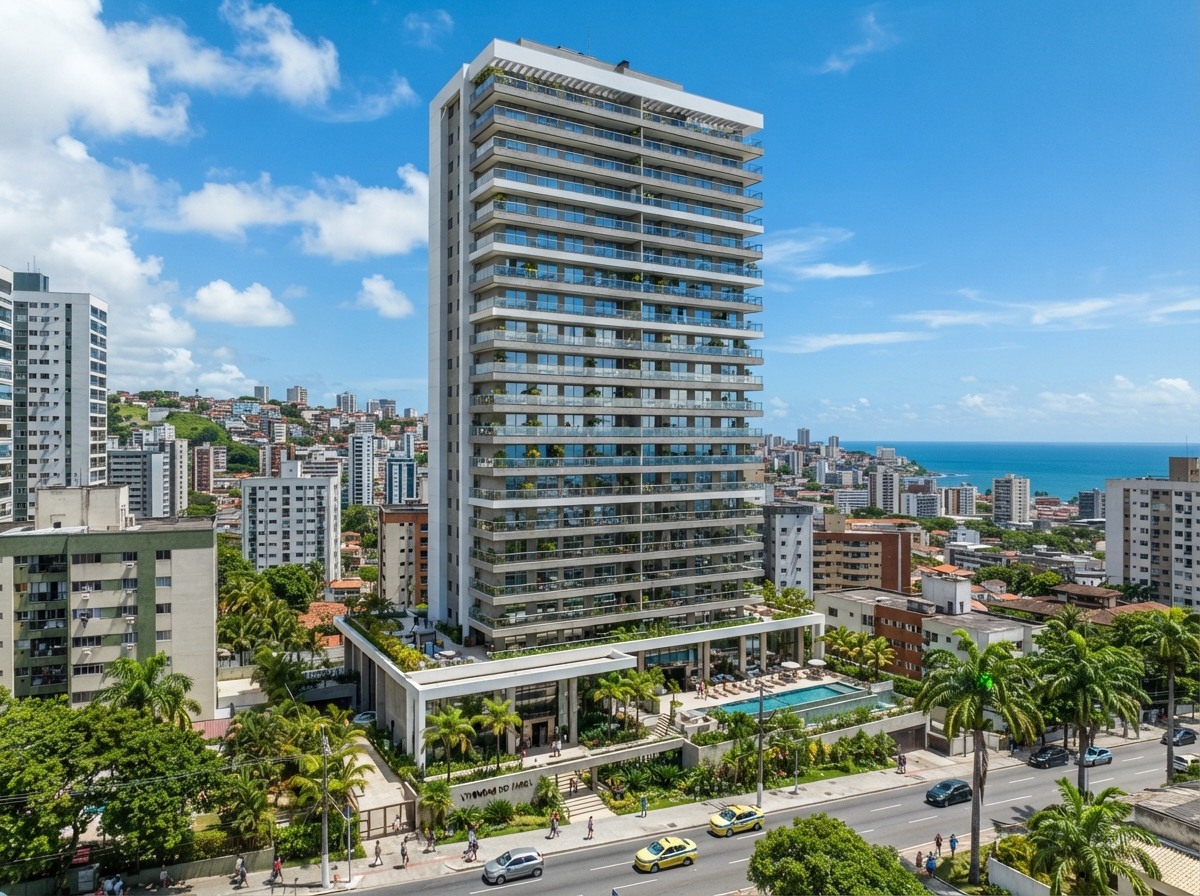 Condomínio residencial moderno em Salvador