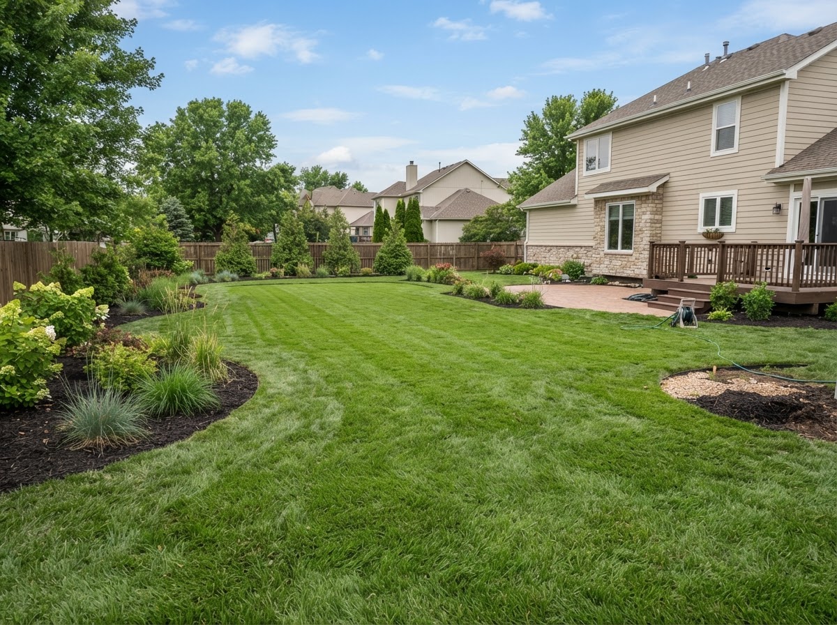 Lawn Grading & Levelling project in Lenexa KS