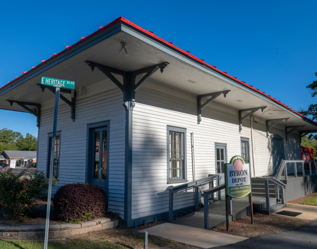 Byron, GA — Historic 1870 Train Depot