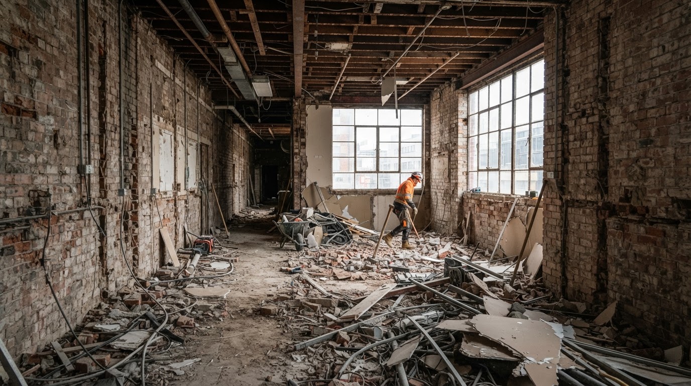Interior Demolition and Cleanouts in downtown Macon