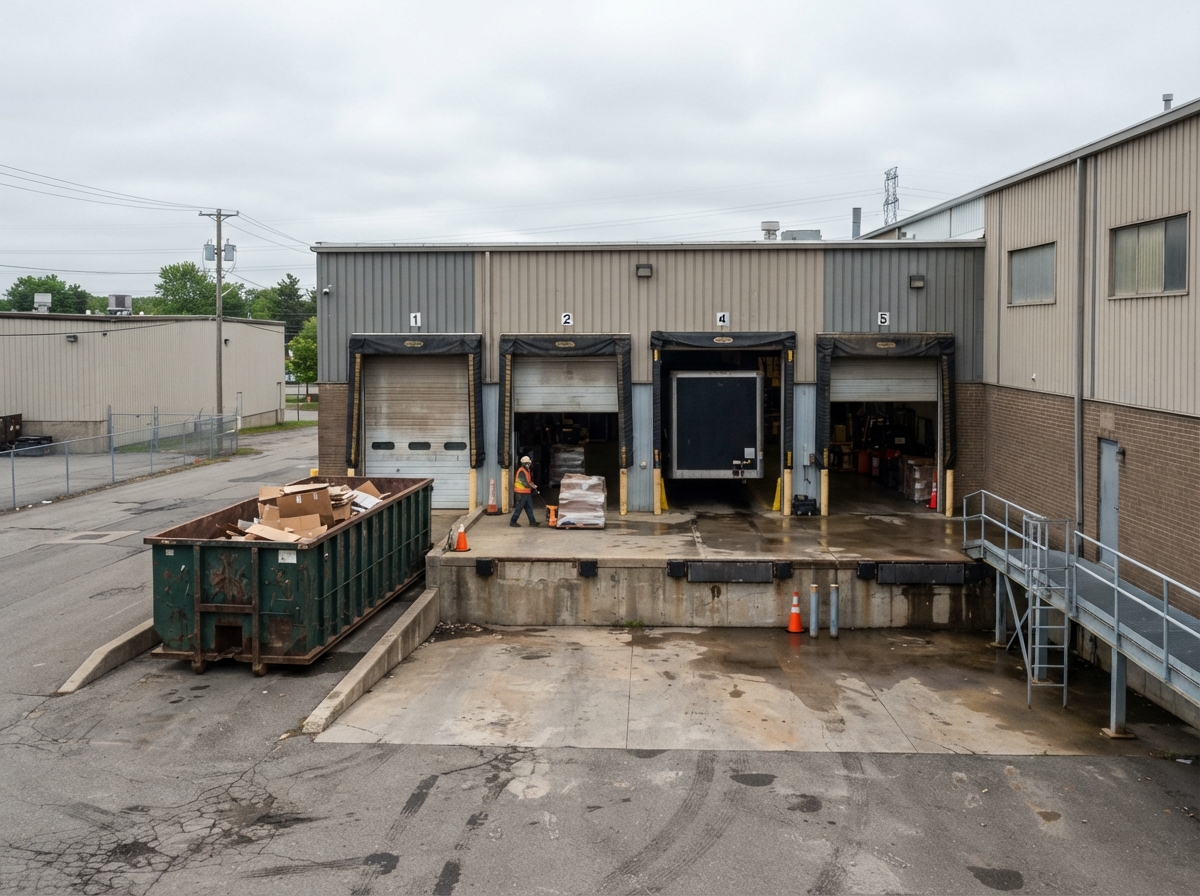Commercial dumpster service request