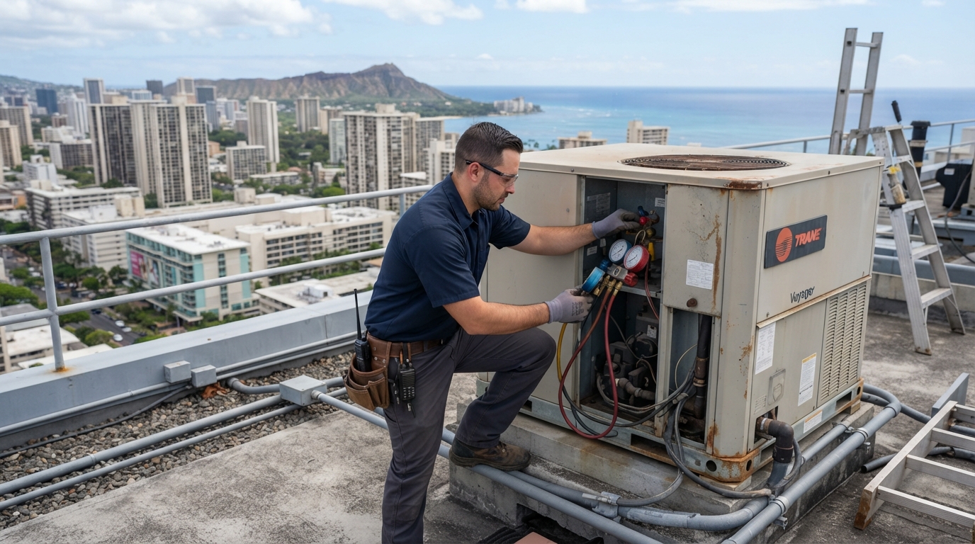 Rooftop Unit Maintenance for Oahu Businesses: A Practical Guide