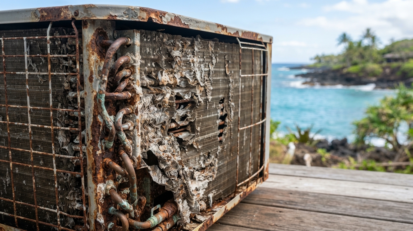 How Salt Air Affects Your AC System (and What to Do About It)
