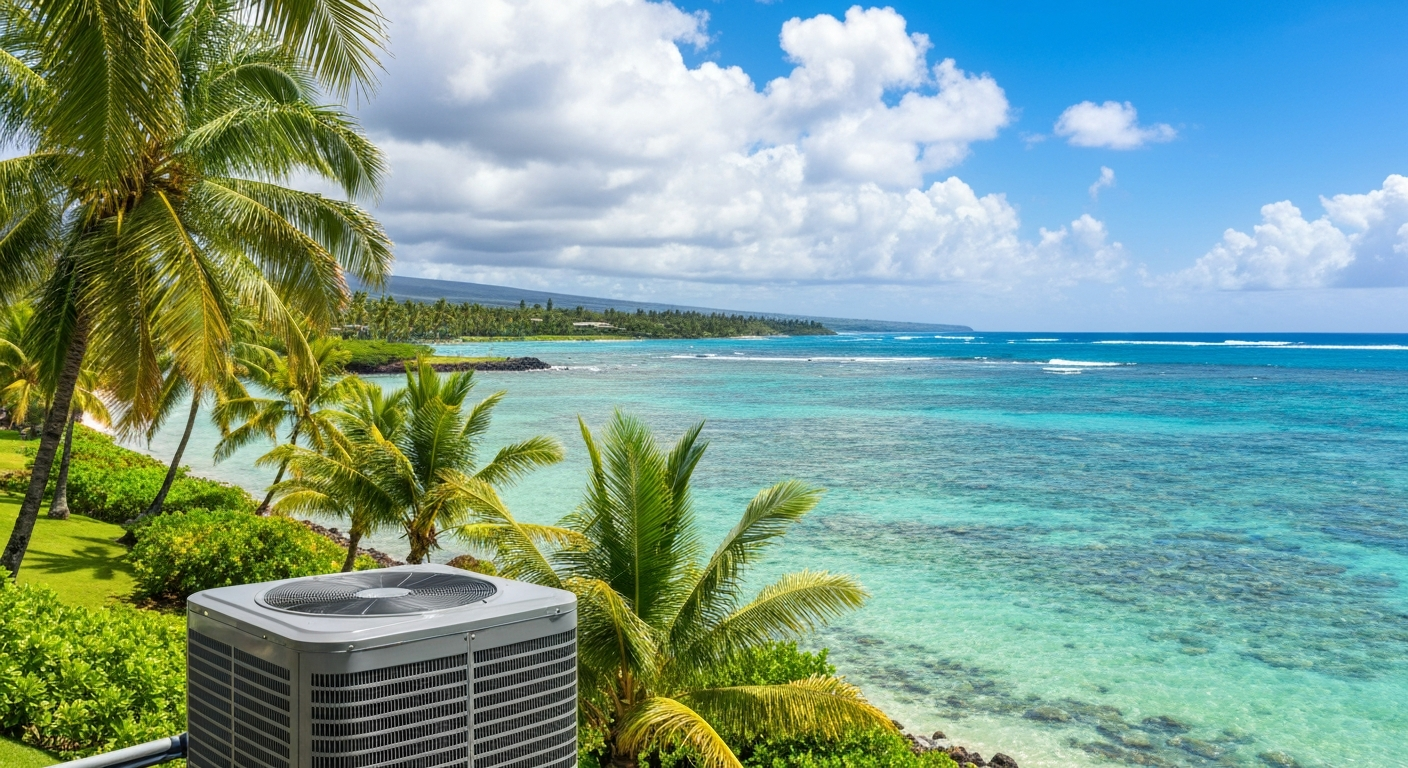 Residential AC maintenance on Oahu