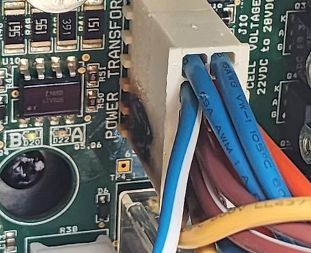 Burned circuit board on pool automation controller