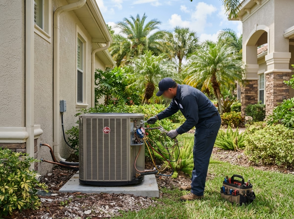 Demo HVAC technician