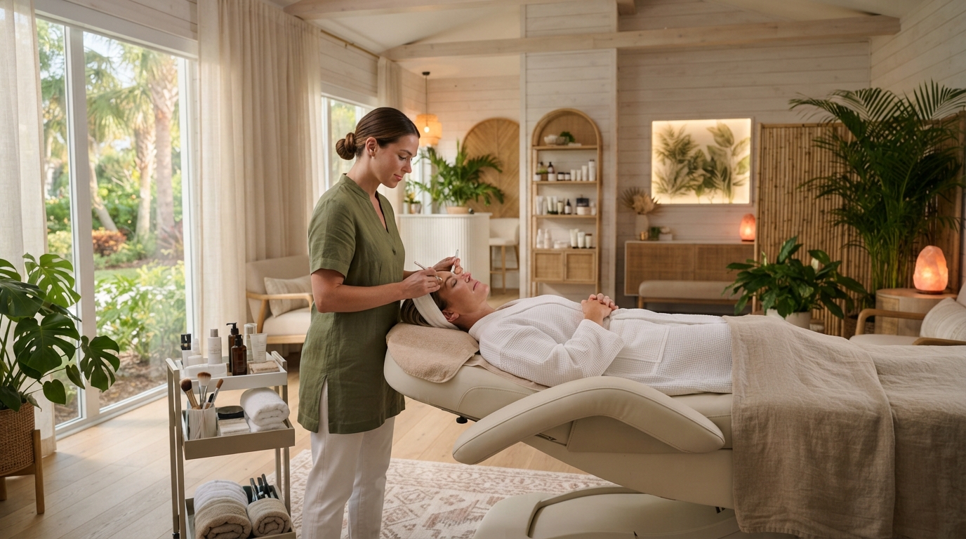 Southwest Florida health, wellness, and beauty salon interior