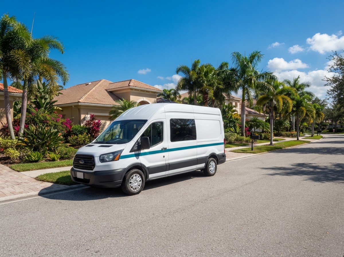 Demo service van
