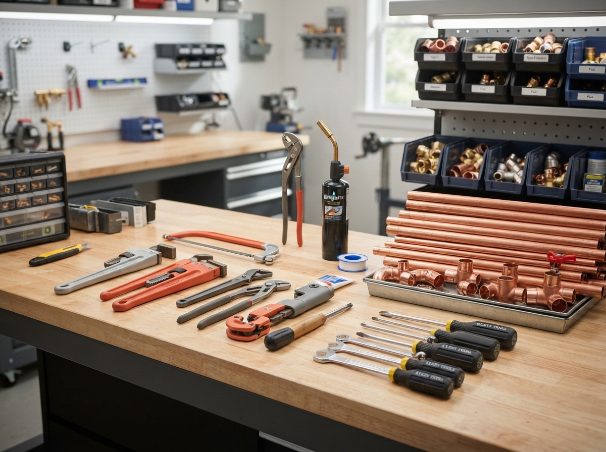 Demo plumbing tools