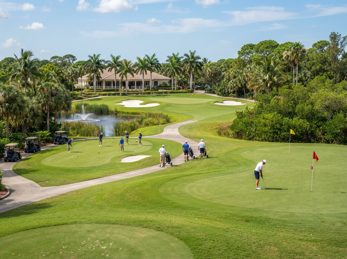 Compact executive and short-course golf layout in Southwest Florida