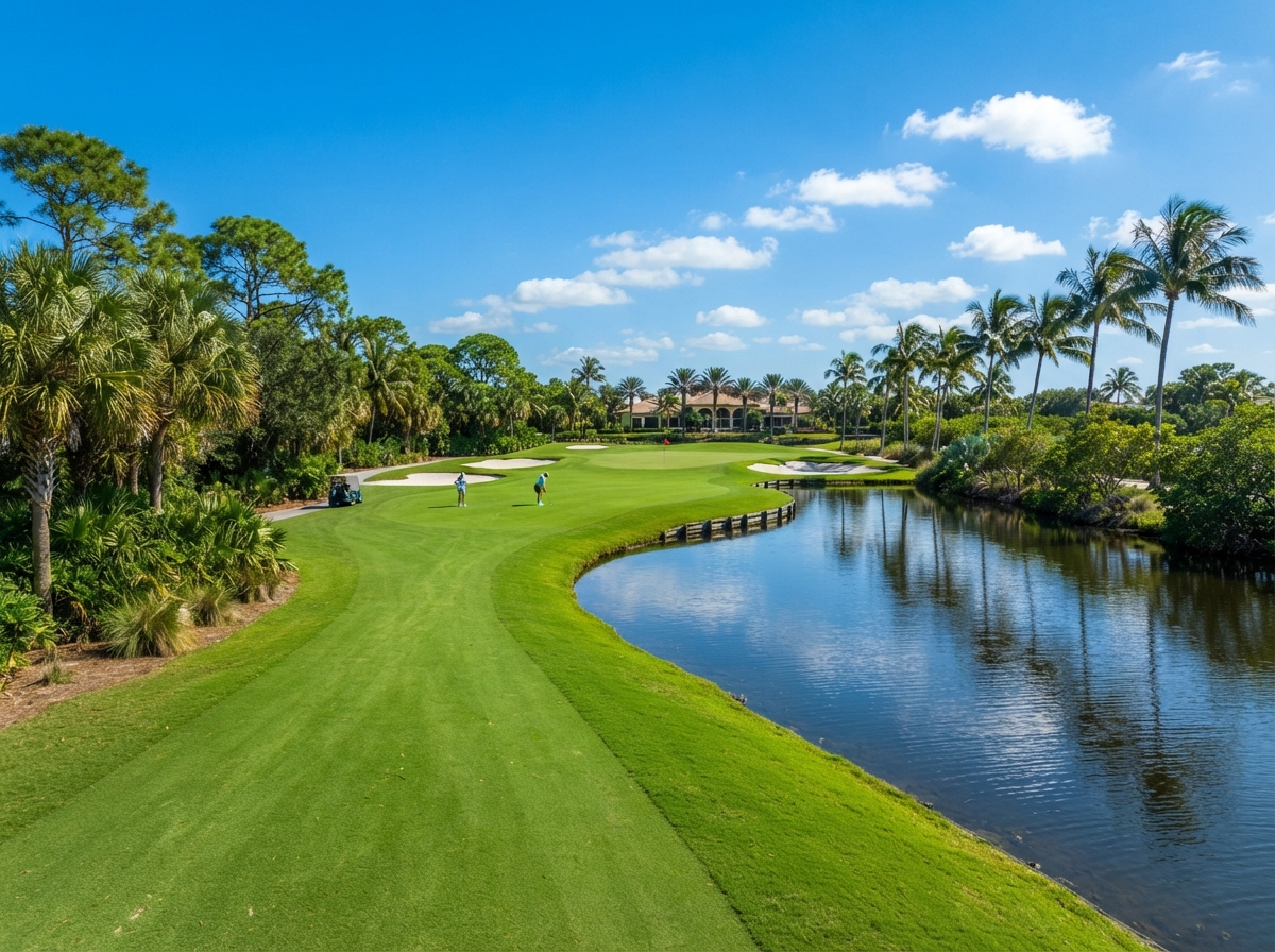 Lush Southwest Florida golf course