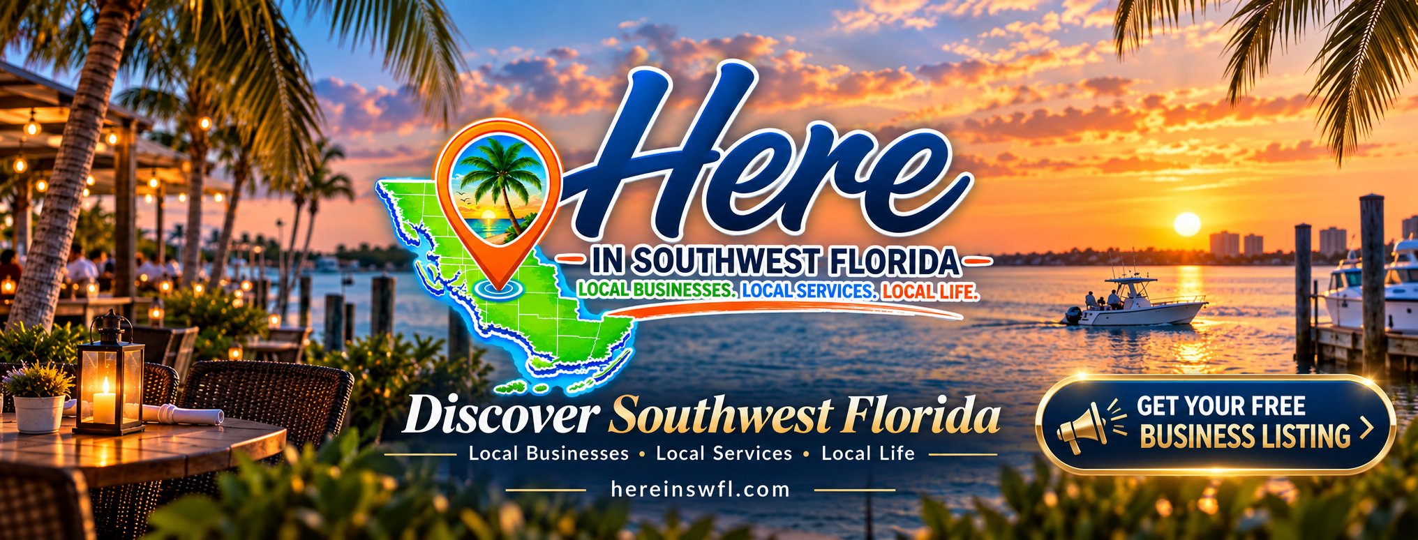 Here in Southwest Florida - Discover Southwest Florida - Local Businesses, Local Services, Local Life - Get Your FREE Business Listing