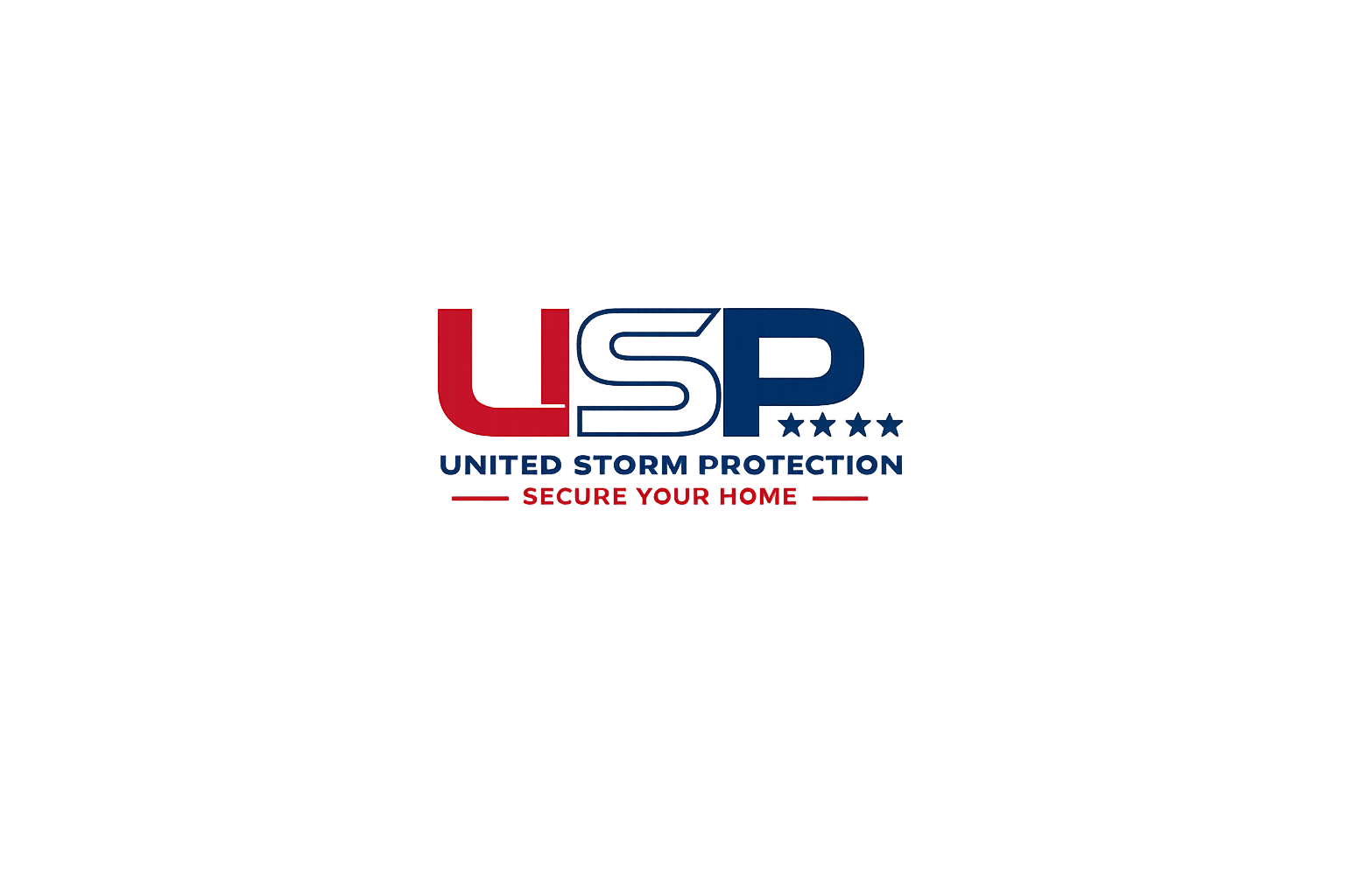 United Storm Protection logo placement example