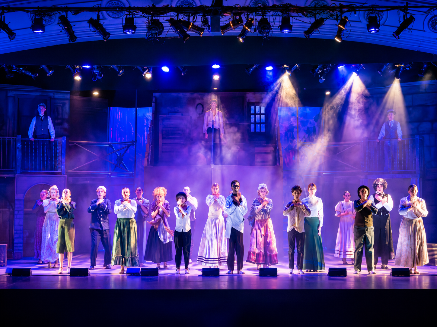 Florida Repertory Theatre live professional stage performance with cast and dramatic lighting