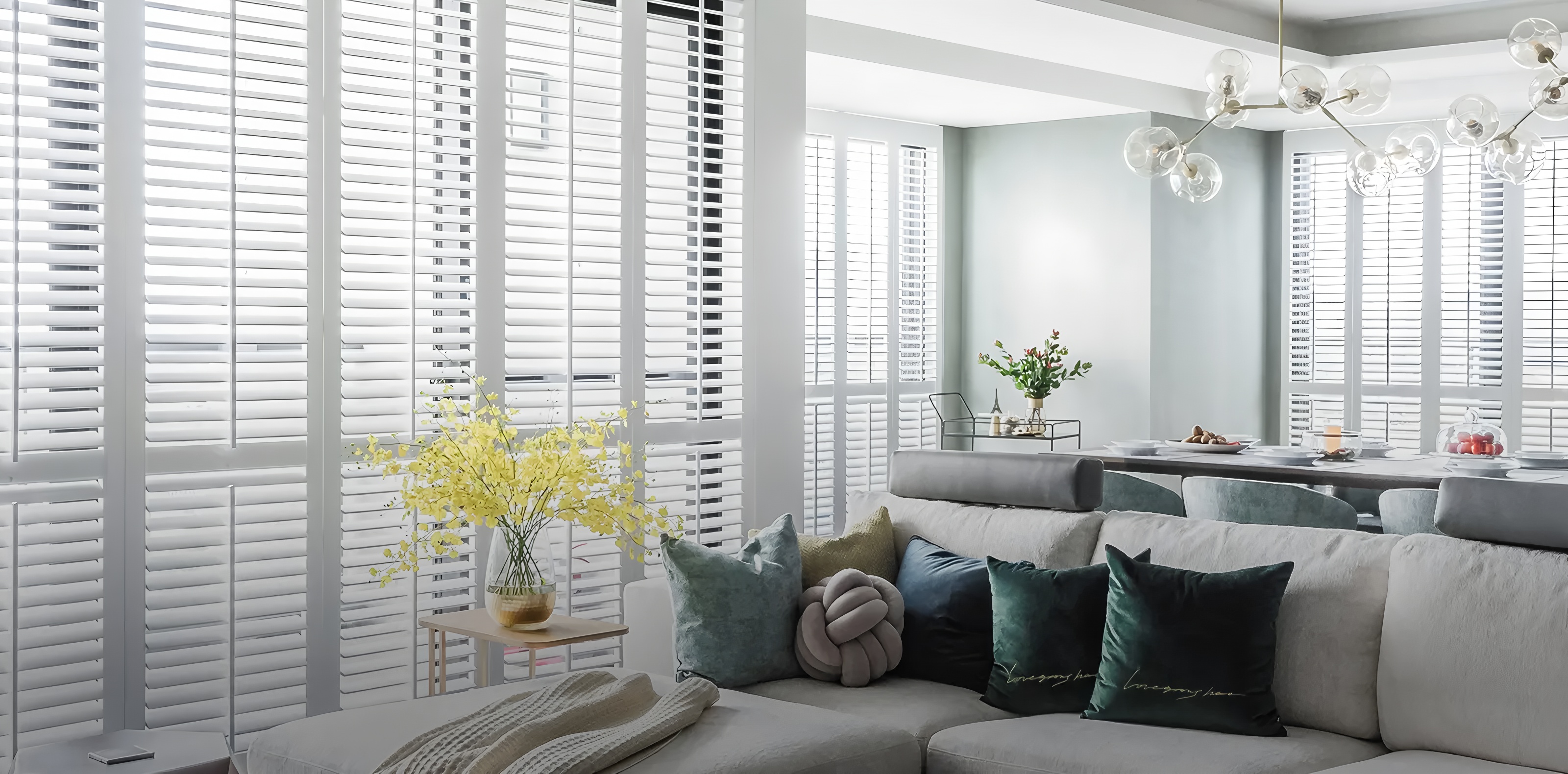 Manufacturer-provided solid wood plantation shutter product imagery