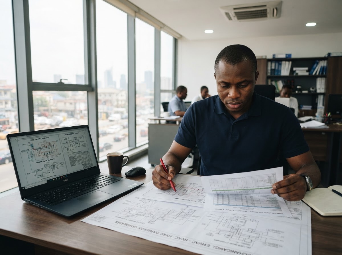 Cooling Load Calculation & System Sizing in Lagos
