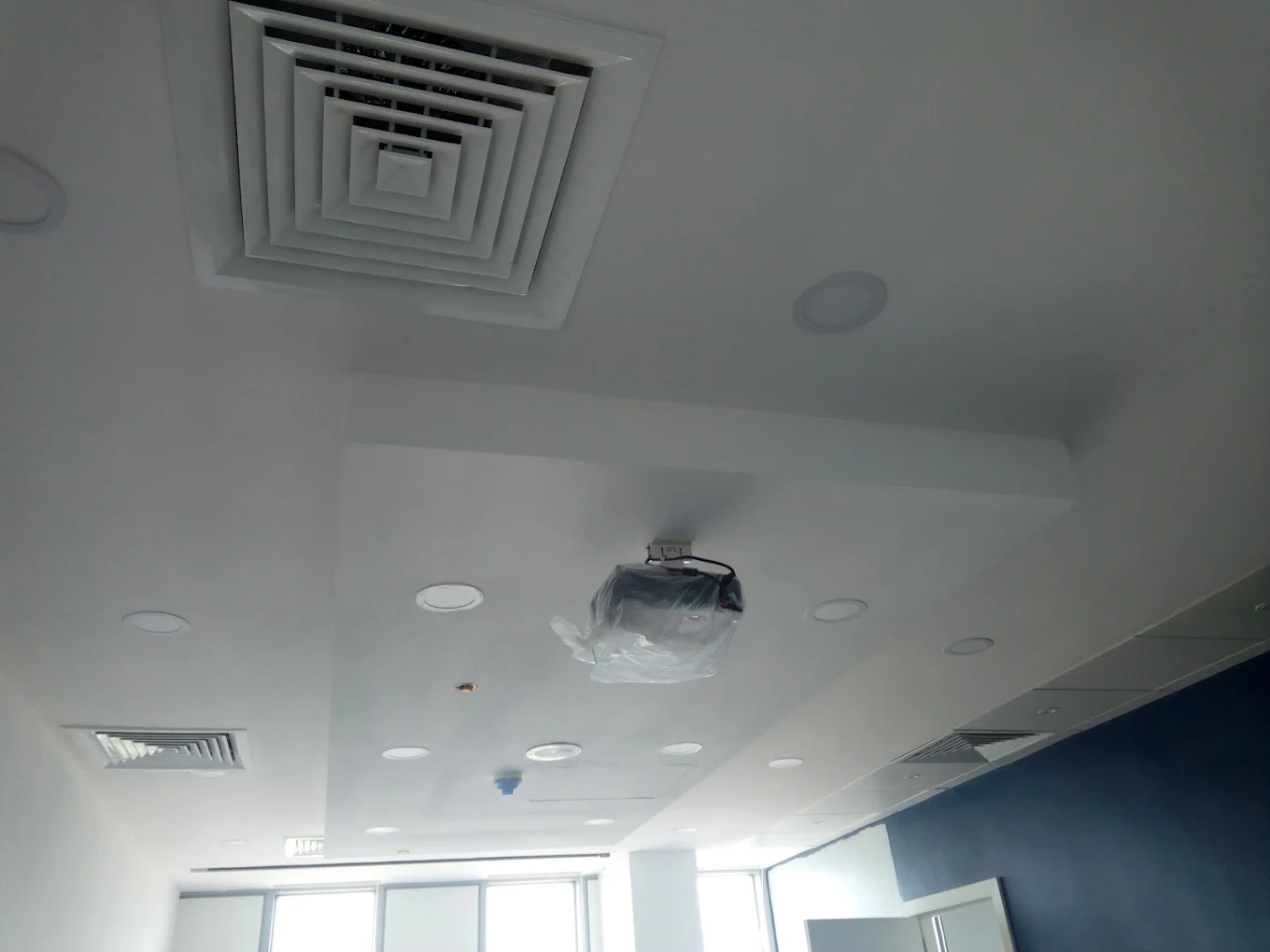 Lagos Business Centre: Multi-Zone Square Diffuser System: HVAC project in Lagos