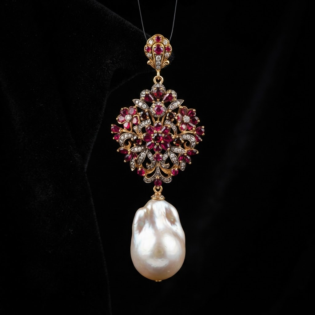 Jardin Pearl Drop Earrings