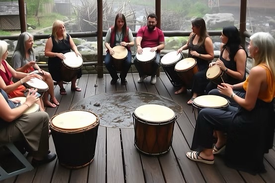 An interactive sound circle, your way