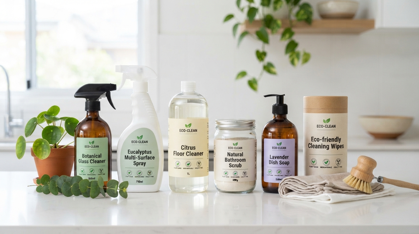 Eco-friendly cleaning products for sustainable office cleaning