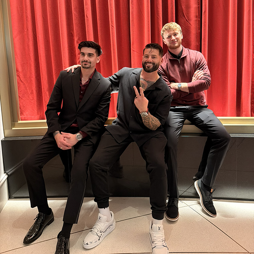 Branden Reese, Mike Juresich and Stephanos — Revo sales team