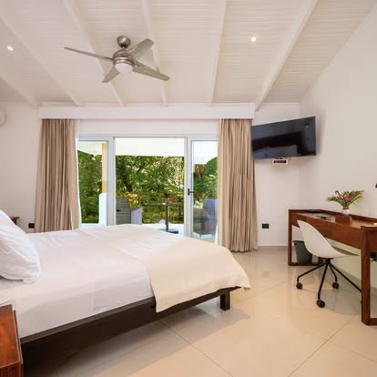 Spacious Suite Workspace and Garden Sanctuary