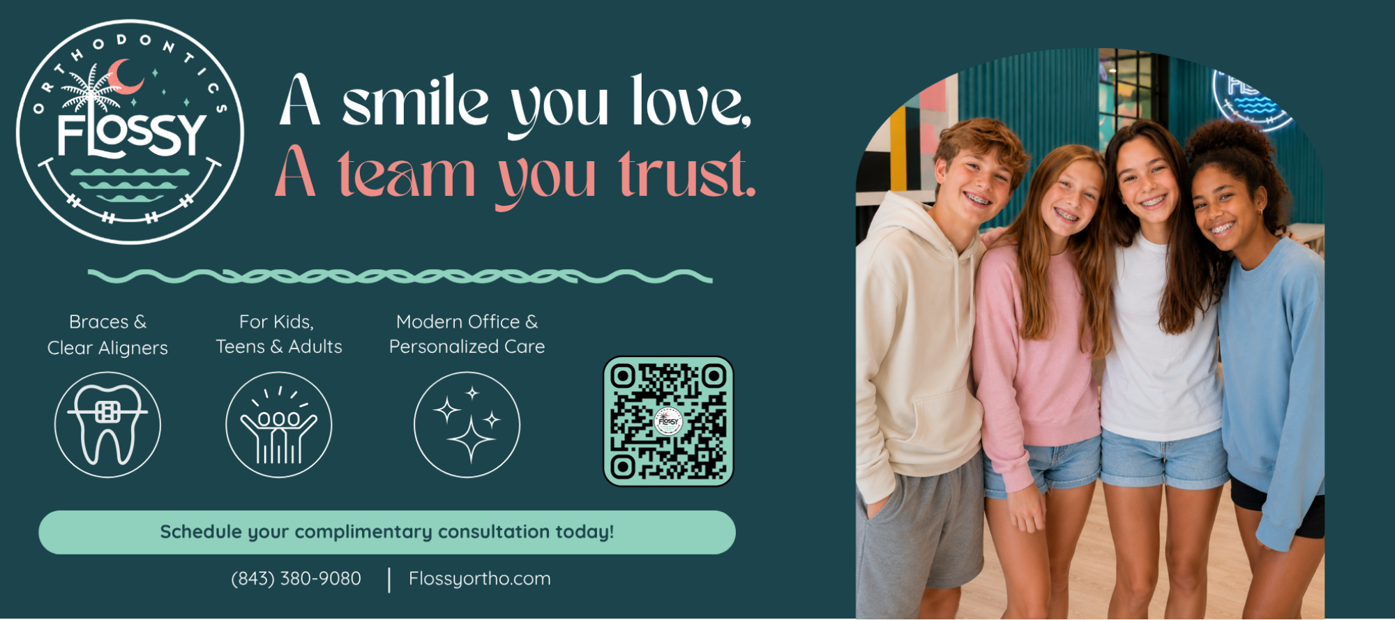 Flossy Orthodontics - Myrtle Beach Spotlight Advertisement