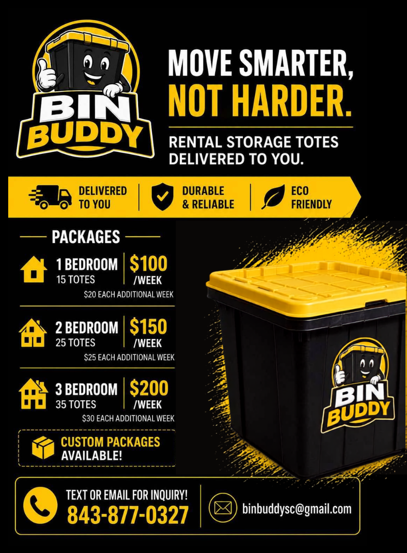 Bin Buddy Dumpster Rentals - Myrtle Beach Spotlight Advertisement