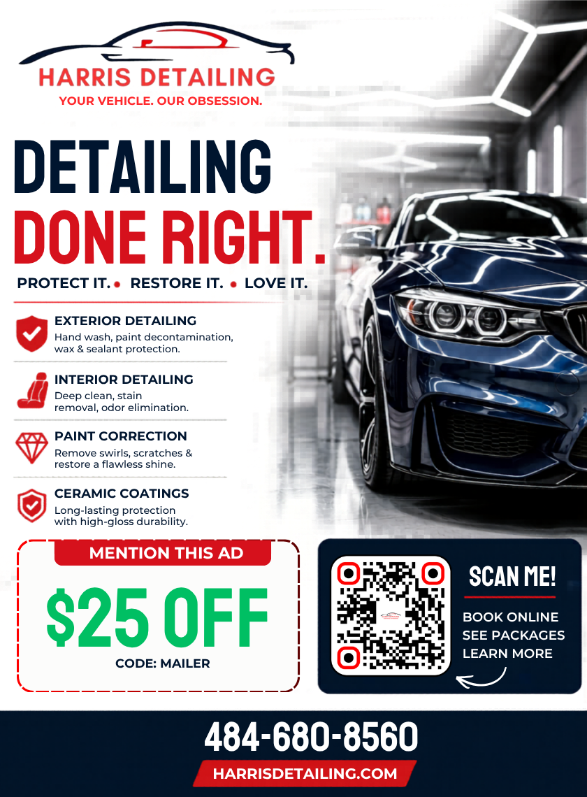 Harris Detailing - Myrtle Beach Spotlight Advertisement