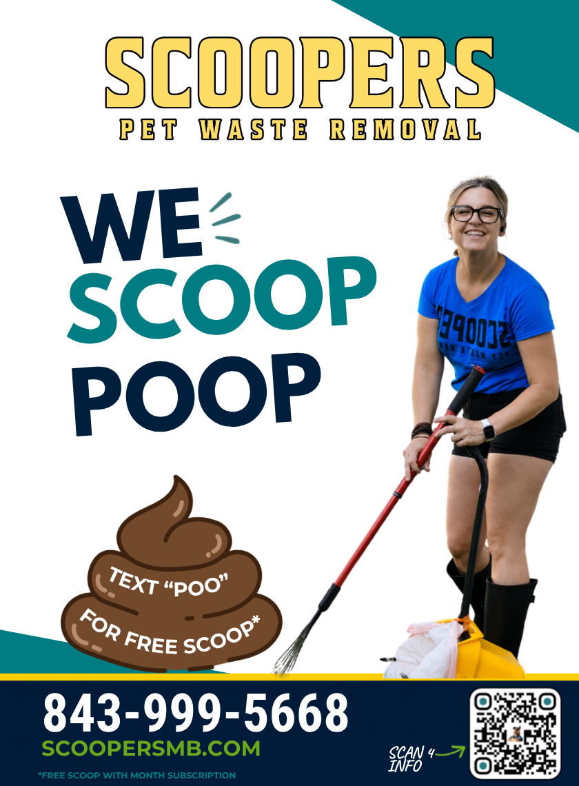 Scoopers Pet Waste Removal - Myrtle Beach Spotlight Advertisement