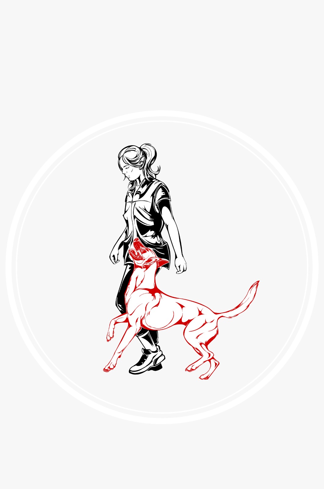 AMJAD & ANNA DOG TRAINING original brand logo