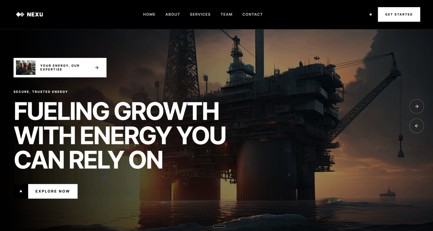 GoHighLevel Snapshot for Industrial Contractor Website — Website Preview