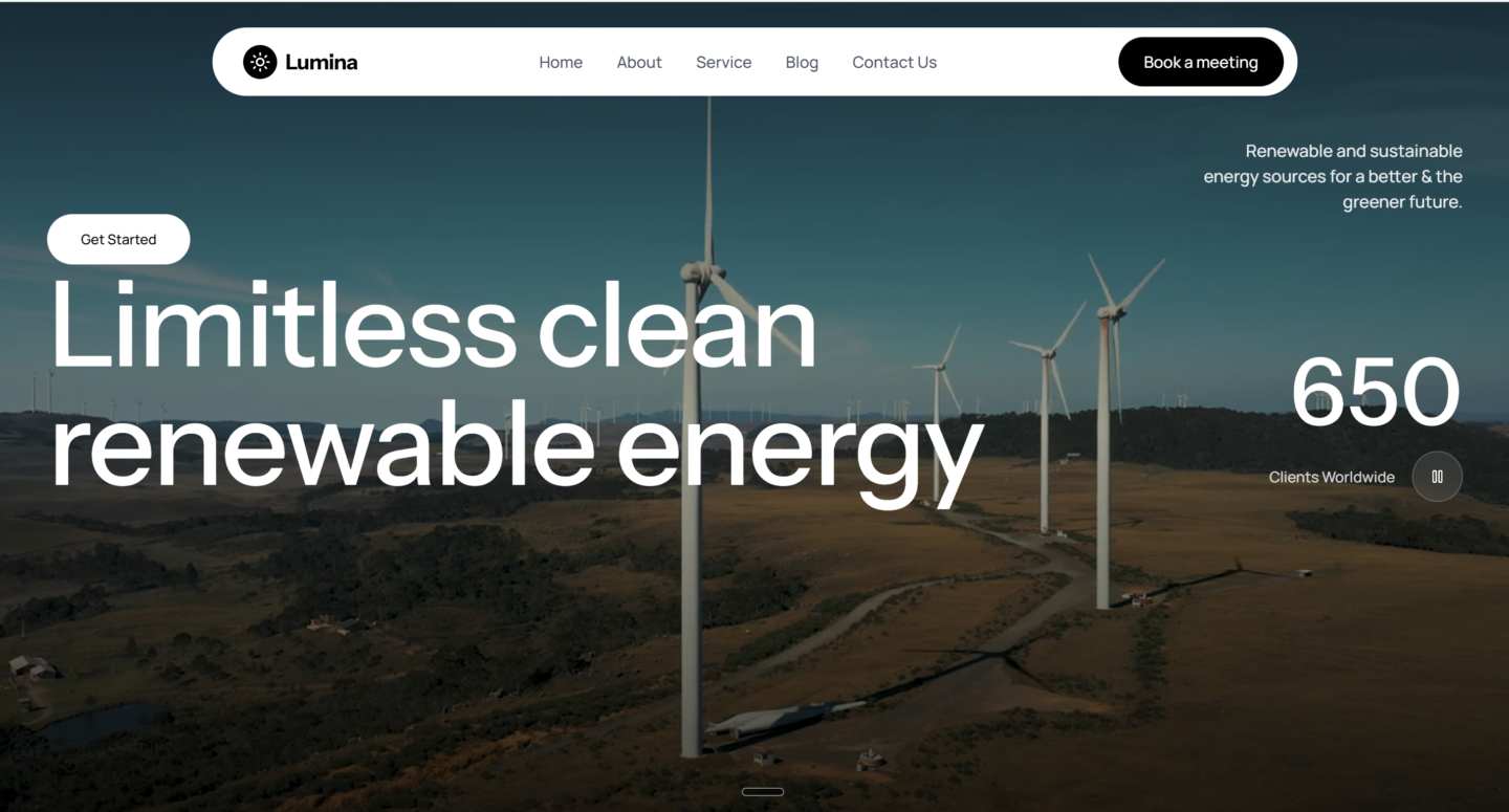 GoHighLevel Snapshot for Solar Roofing & Installation Website — Website Preview