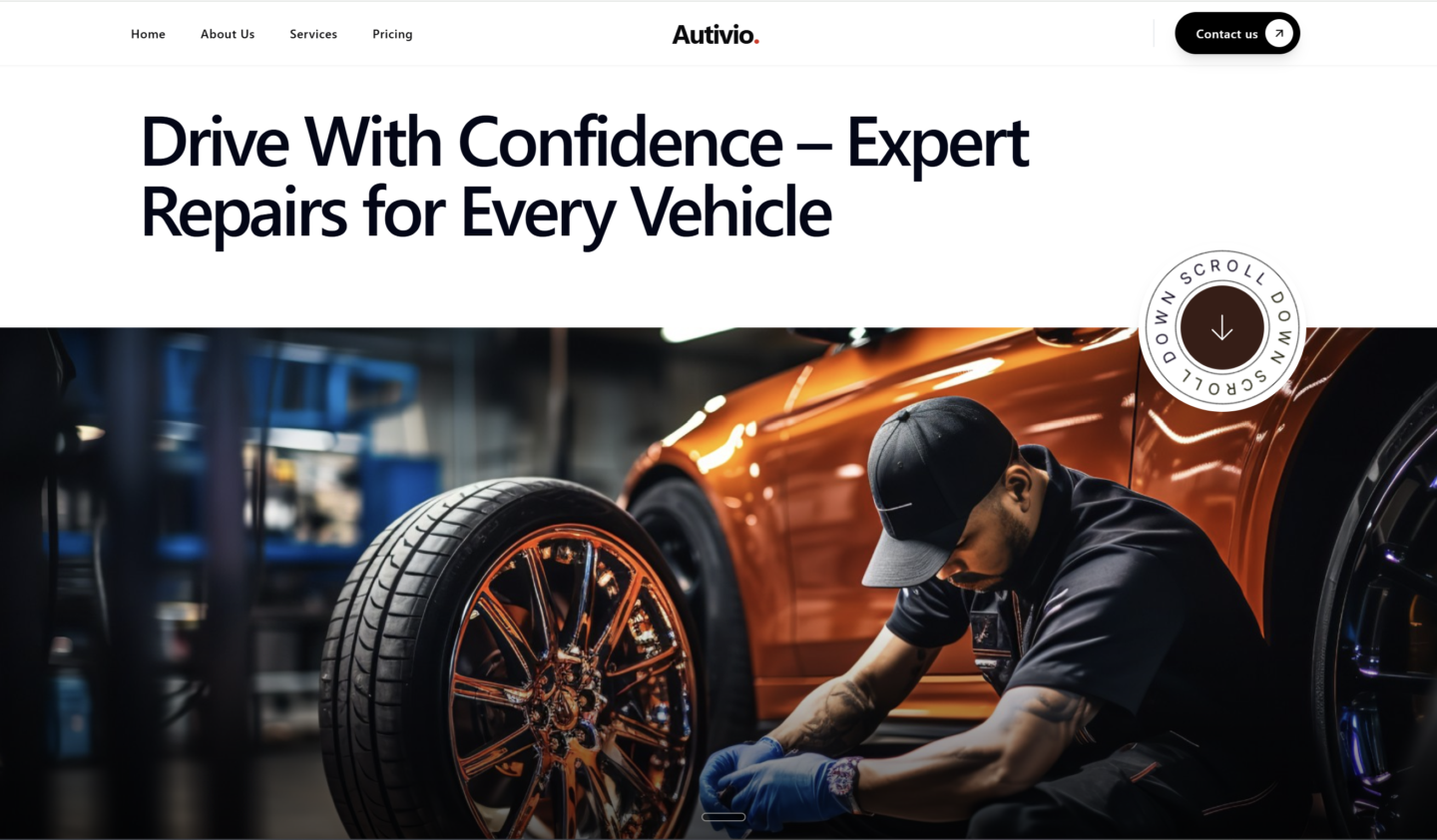 GoHighLevel Snapshot for Auto Repair & Detailing Website — Website Preview