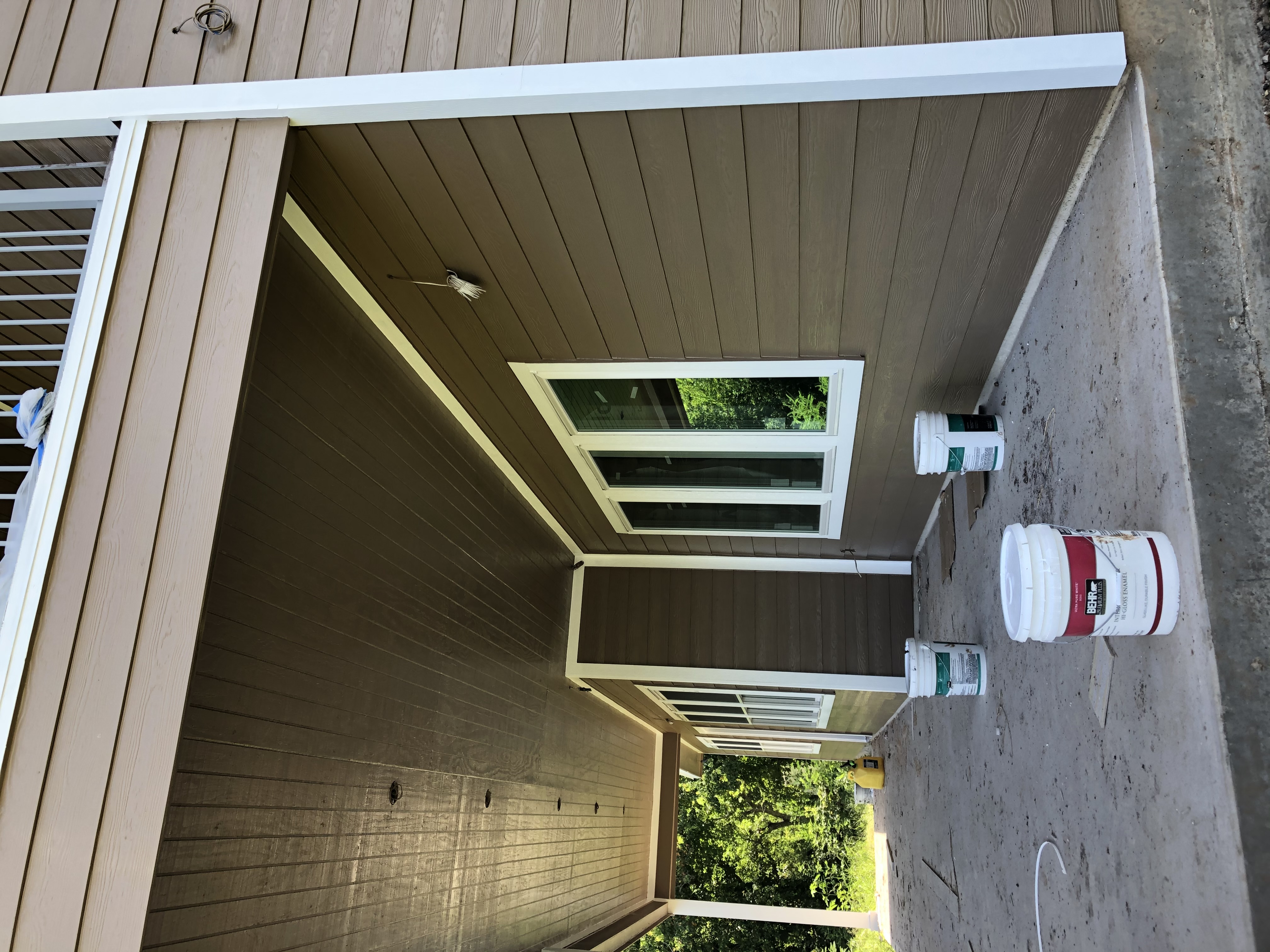 Exterior painting of a two-story home in Sugar Land, TX — photo 4 of 5