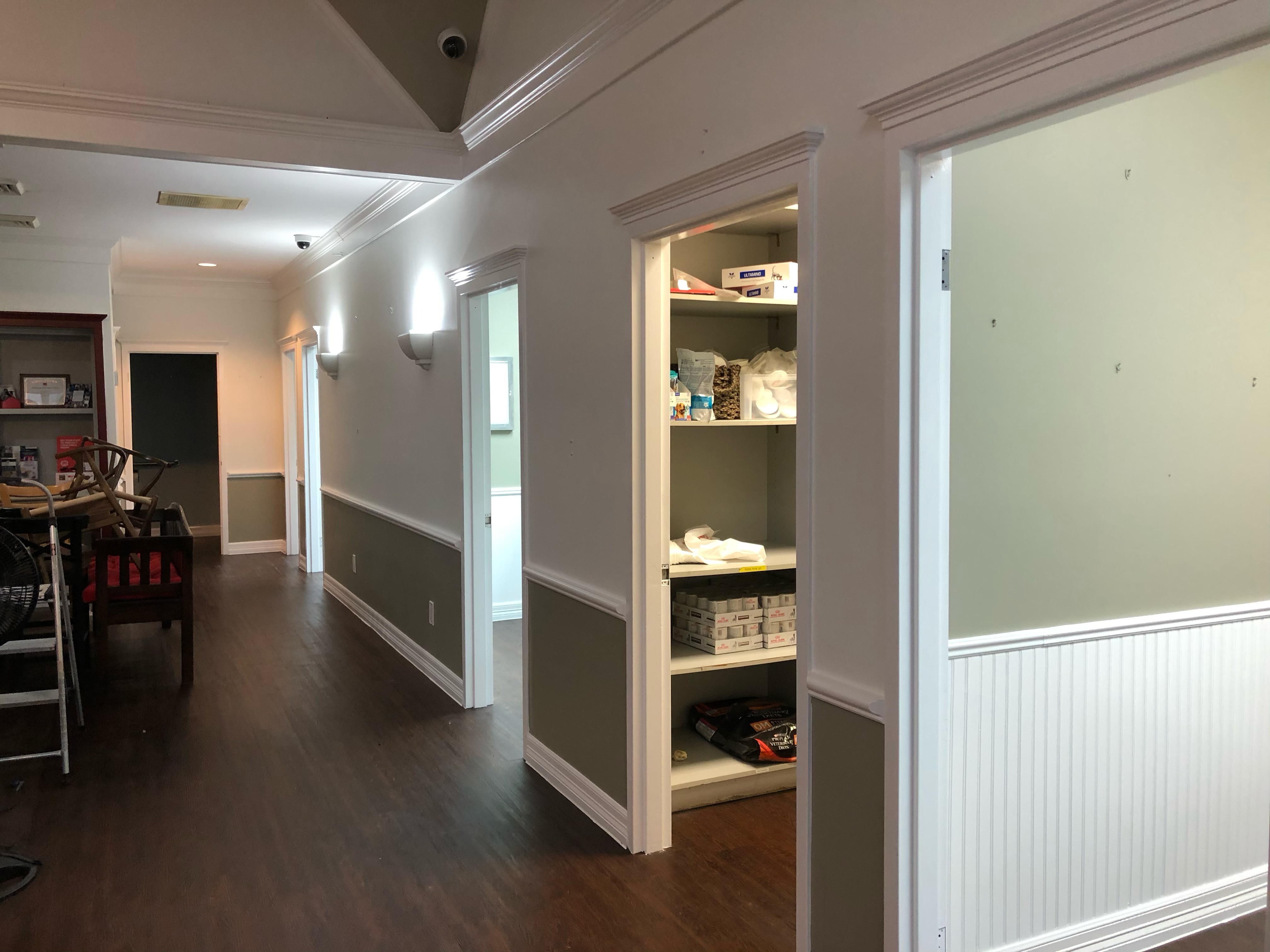Commercial interior painting at Montrose Veterinary Clinic, Houston, TX — photo 1 of 5