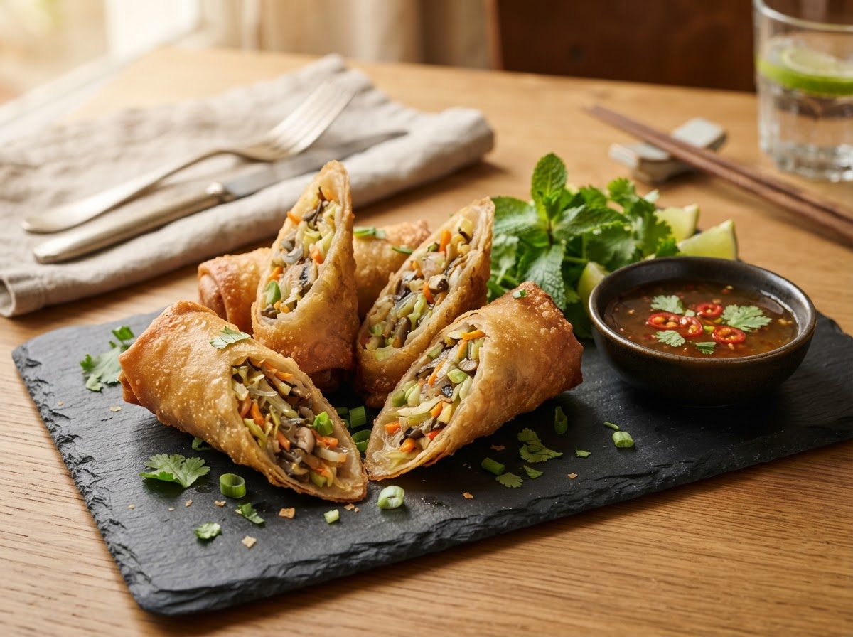 Spring Roll — snack factory at Mithai Sweet Factory, Brampton