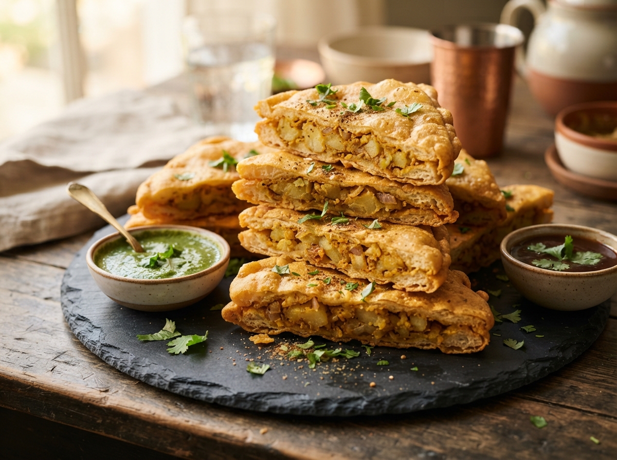 Bread Pakora — snack factory at Mithai Sweet Factory, Brampton