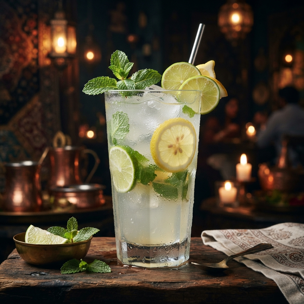 Lemonade — beverage factory at Mithai Sweet Factory, Brampton