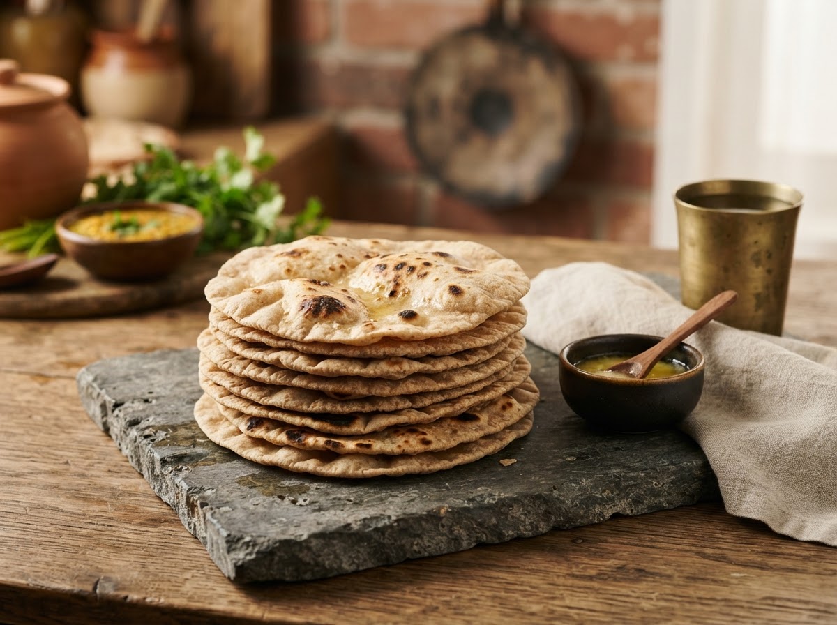Tawa Roti — factory bread at Mithai Sweet Factory, Brampton