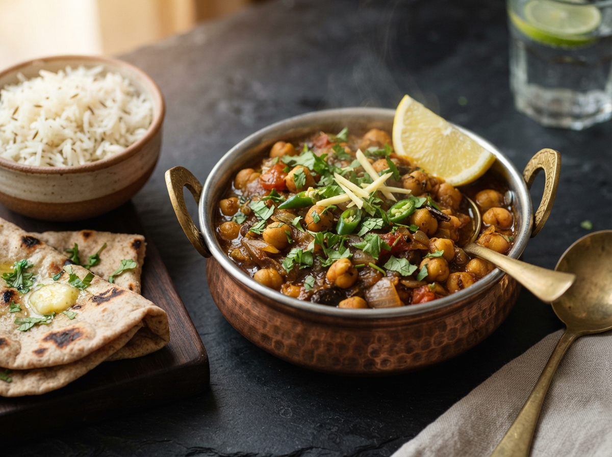 Chana Masala — curries factory at Mithai Sweet Factory, Brampton