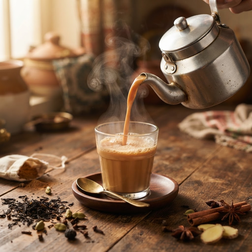 Handmade Tea — beverage factory at Mithai Sweet Factory, Brampton