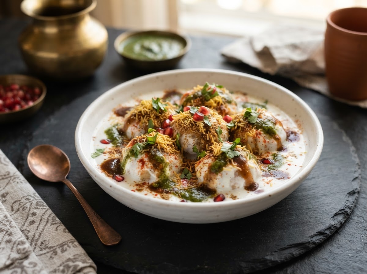Chai Papdi with Bhalla — snack factory at Mithai Sweet Factory, Brampton
