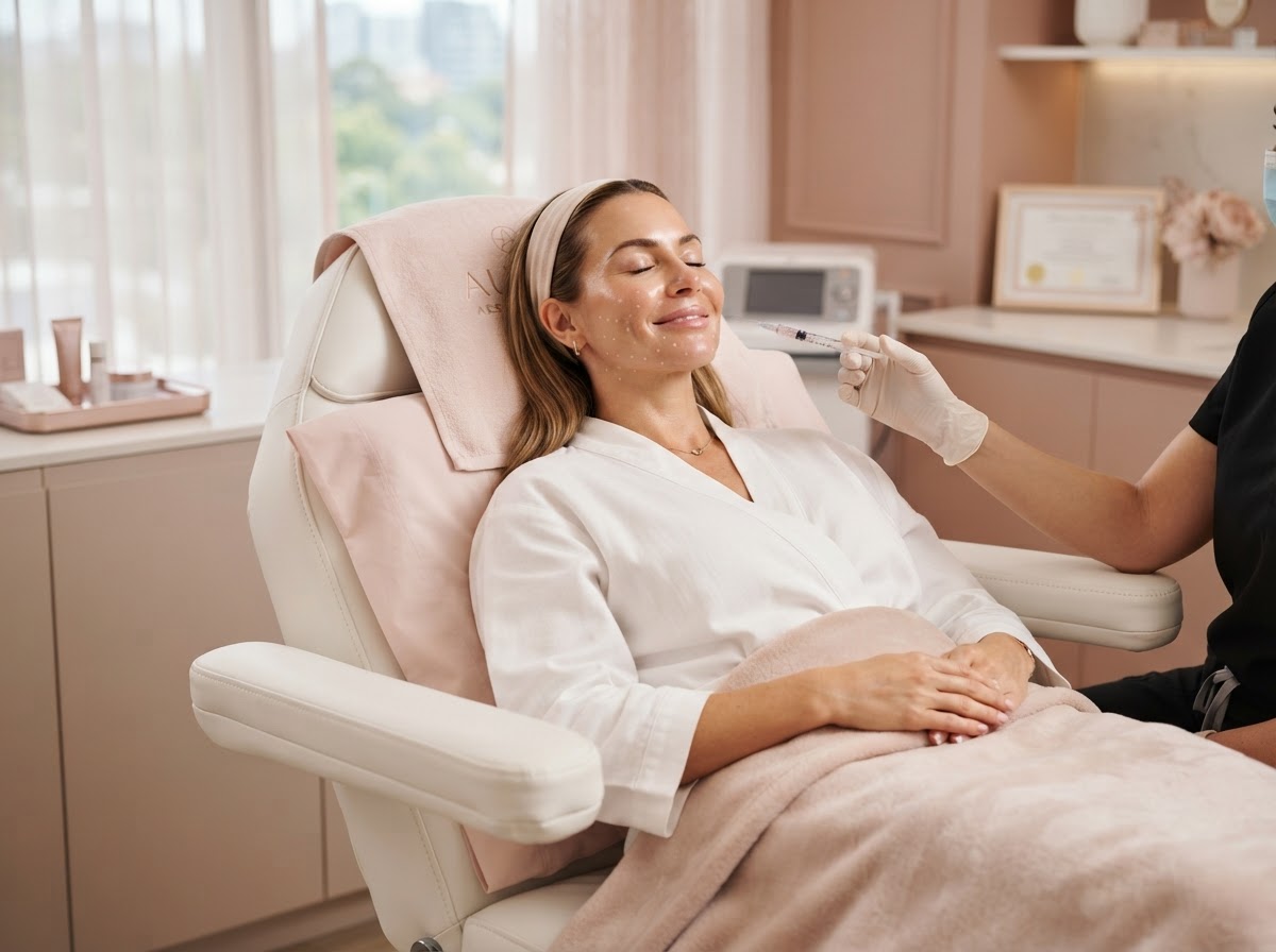 Biostimulator collagen treatment with Sculptra at Quartz Clinic